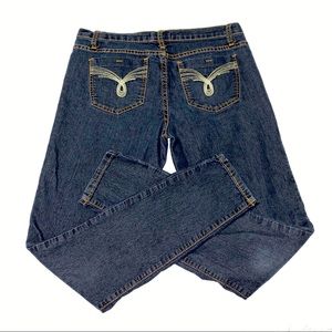 Jeans with stitching on the pockets size 9